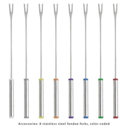 Fondue Clatronic FD 3783 Acero Inoxidable 1,2 L Termostato 8 personas