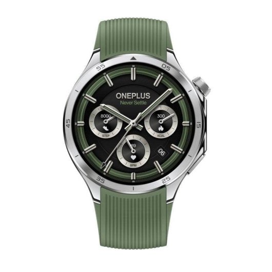 OnePlus Watch 3 Bluetooth GPS 46mm AMOLED Titanio Verde Emeraldo M Durata Batteria 120h