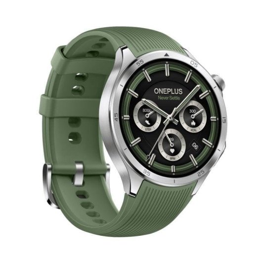 OnePlus Watch 3 Bluetooth GPS 46mm AMOLED Titanio Verde Emeraldo M Durata Batteria 120h
