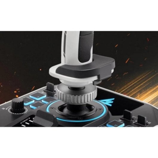 Palanca de vuelo Thrustmaster Sol-R 1 44 botones programables 3 ejes analógicos LED PC USB C