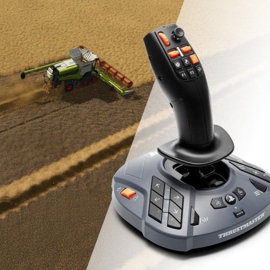 Joystick Thrustmaster SimTask FarmStick Precisión H.E.A.R.T Ambidiestro 33 Botones PS5/PC