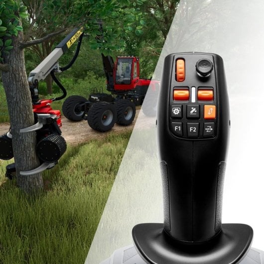 Joystick Thrustmaster SimTask FarmStick Precisión H.E.A.R.T Ambidiestro 33 Botones PS5/PC