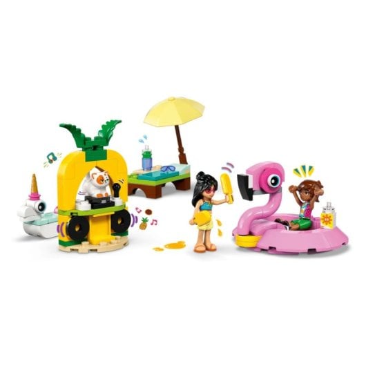 Festa na Piscina Lego Friends Unicórnio e Flamingo - 42658