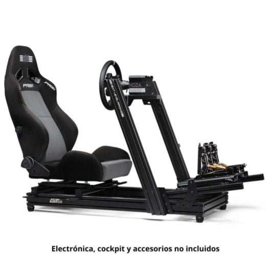 Next Level Racing PRS1 Performance Reclining Baquet Assento para Sim Racing com Suporte Lombar Reclinável e Ajustável Até 38”