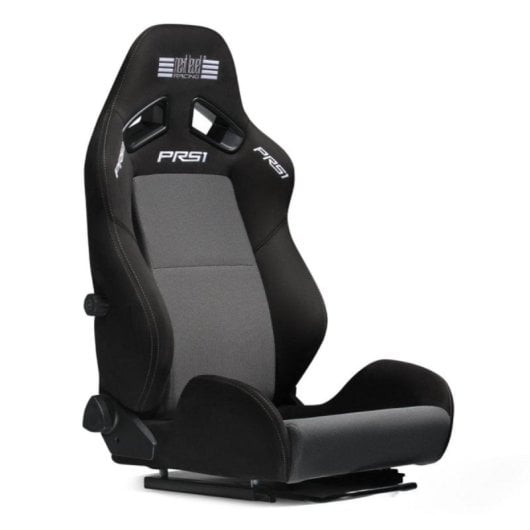 Next Level Racing PRS1 Performance Reclining Baquet Assento para Sim Racing com Suporte Lombar Reclinável e Ajustável Até 38”