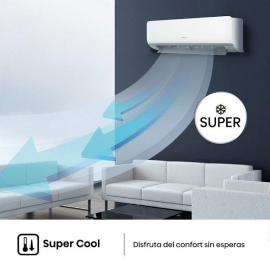 Aire acondicionado Hisense KC70BT2B Inverter 6500W WiFi A++/A+ R32 Split Silencioso
