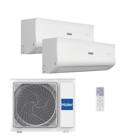 Ar Condicionado Multi-split 2x1 Haier 2.322 2.752 Frigorias A++/A+++ Inverter Quente e Frio Wi-Fi