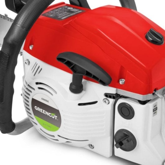 Motosierra GREENCUT GS650X 55cc 3,8cv Gasolina Espada 20” Antivibración Easy-Start