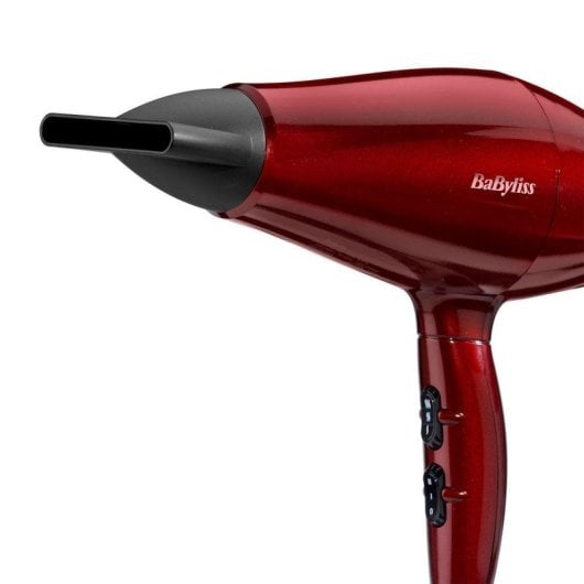 Professioneller Föhn BaByliss Inspired 5912PE 2000W 3 Temperaturstufen 2 Geschwindigkeiten Zubehör Rot