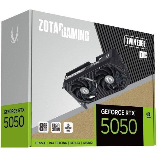 Carte Graphique Zotac GAMING RTX 5050 Twin Edge OC 8GB GDDR6 Reflex 2 RTX AI DLSS4