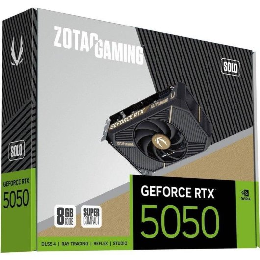Carte Graphique Zotac Gaming RTX 5050 SOLO 8GB GDDR6 Reflex 2 RTX AI DLSS4