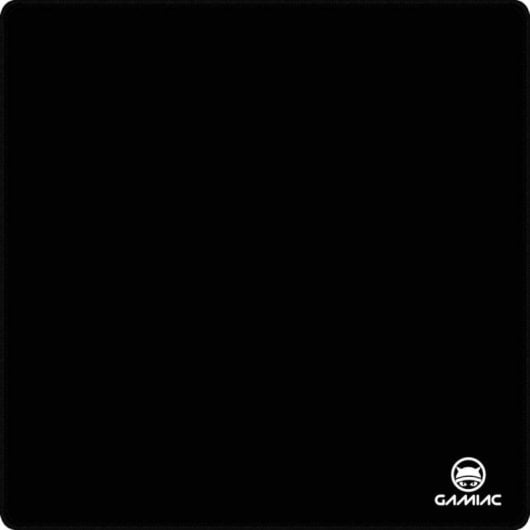 GAMIAC XL10 Tapete de Rato Gaming 450x450x3mm Spandex, Antiderrapante e Resistente a Salpicos Preto
