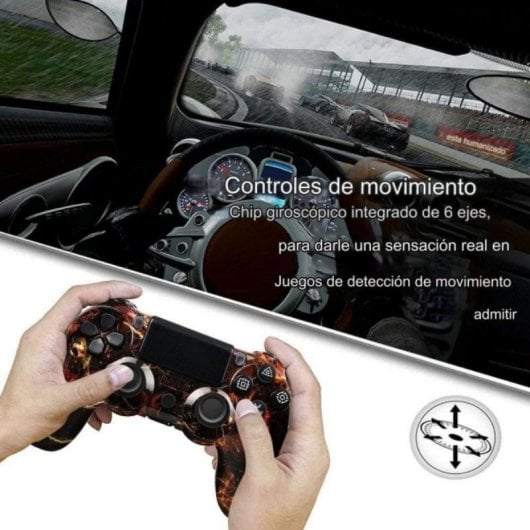 Joystick inalámbrico Compatible PS4 Bluetooth doble vibración 600mAh antideslizante dibujos animados
