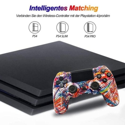 Mando inalámbrico Bluetooth para PS4 Batería 600mAh Vibración Dual Antideslizante