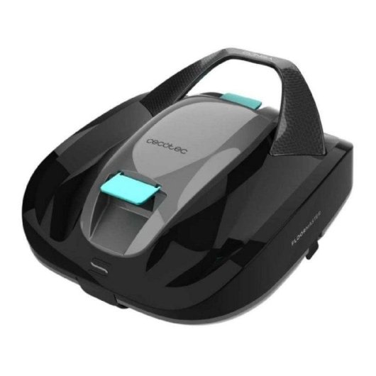 Robot limpiafondos piscina inalámbrico doble motor succión 100 l/min 100 min autonomía filtro alta eficiencia