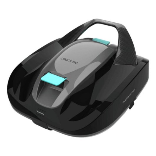 Robot limpiafondos piscina inalámbrico doble motor succión 100 l/min 100 min autonomía filtro alta eficiencia