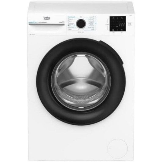 Lavadora Beko BM3WFT3941WB Motor ProSmart Acero Carga Frontal 9kg A Blanco