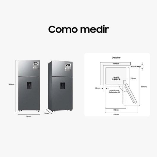 Samsung RT53DG7B14S9EF Frigorífico Combi 528L Twin Cooling Plus IA Acero Inoxidable