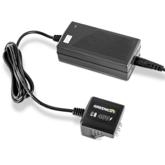 Cargador Greencut CBT400L 40V Original para Baterías de Litio 40V TECH Jardinería