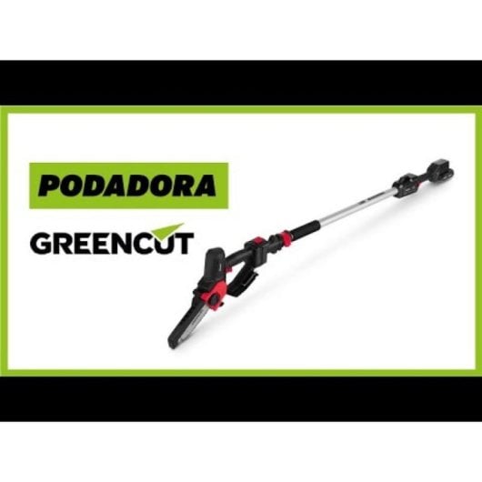 Podadora de altura telescópica GREENCUT PP200L batería litio espada 6" motor brushless