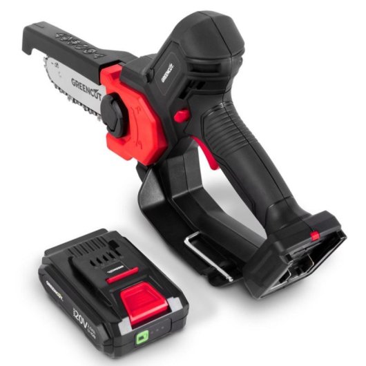 Motosierra Greencut GSM200L 20V Batería Litio 152mm 2,13kg 2000mAh