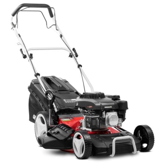 Cortacésped Greencut GLM770X 150cc 6cv Autopropulsado Arranque Easy-Start 460mm 4 en 1