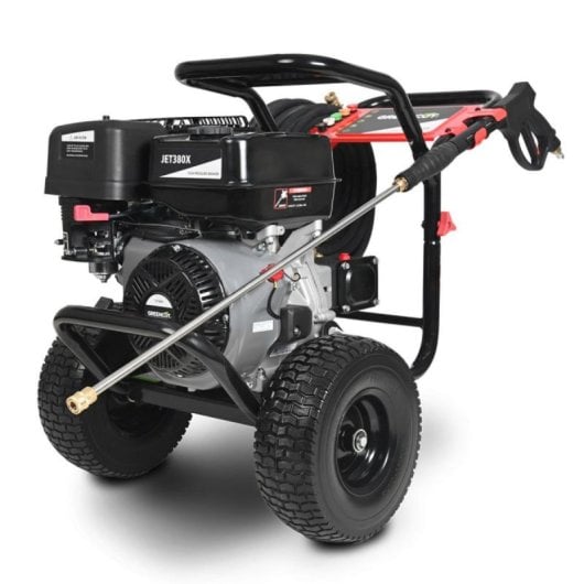 Hidrolimpiadora gasolina Greencut JET380X 290BAR 420cc 20m manguera 5 boquillas
