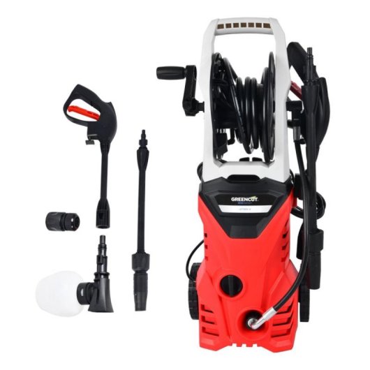 Limpiadora de alta presión JET140C-4 1400W 105bar 7L/min manguera 3m cable 5m