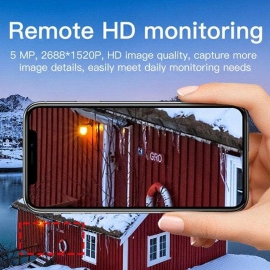 Cámara de seguridad DIYTECH DIY-S65Q-X5 Zoom óptico 5X, 5MP, visión nocturna y seguimiento automático