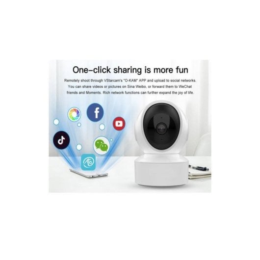 DIYTECH 4MP WiFi Überwachungskamera 348° Rotation AI Nachtsicht 2-Wege-Audio