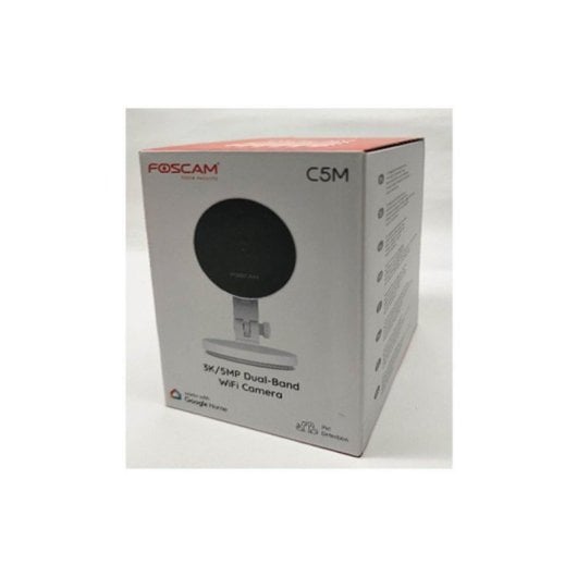 Caméra IP double bande Wi-Fi Foscam C5M 5MP, vision nocturne, angle de 135°, microSD