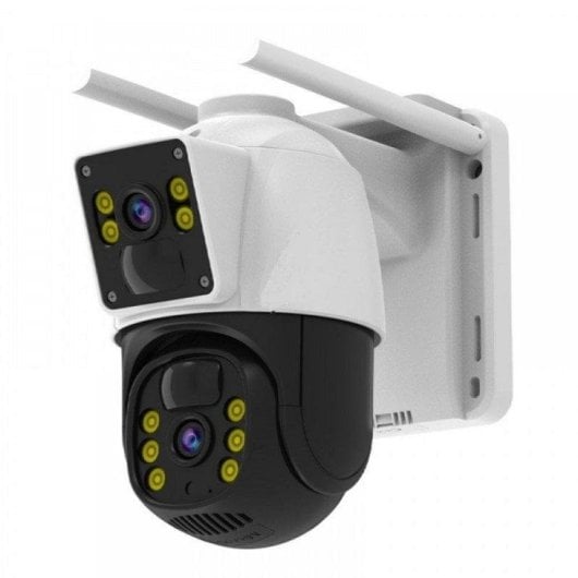 Caméra de surveillance DIYTECH 4G DIY-G66DR 2K Vision Nocturne Extérieure IA Panneau Solaire