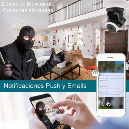 Überwachungskamera DIYTECH C7PRO-24S HD Nachtsicht Innen Bewegungserkennung