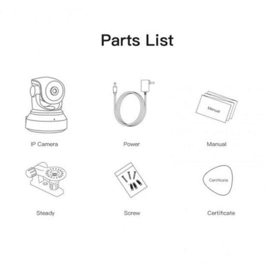 Überwachungskamera DIYTECH C7PRO-24S HD Nachtsicht Innen Bewegungserkennung