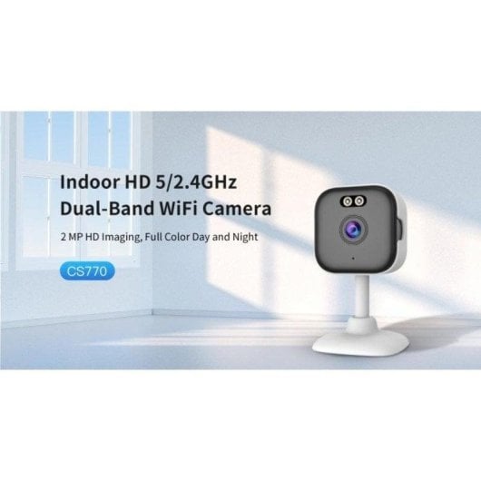 Caméra de surveillance DIYTECH FullHD Vision Nocturne Intérieure et Extérieure Détection IA Audio Bidirectionnel