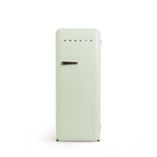 Create Frigorífico Una Puerta Retro 281L 150cm R600a Verde/Negro D