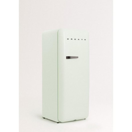Create Frigorífico Una Puerta Retro 281L 150cm R600a Verde/Negro D
