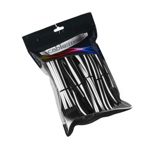 Kit de cables modulares 1Control Pro ModMesh CM-PCAB-BKIT-NKKW-3PK-R Negro/Blanco, 170mm/250mm, peines incluidos