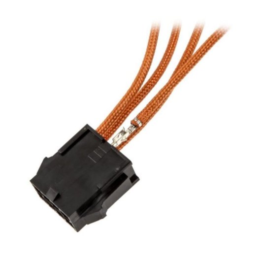 Connecteur CableMod CM-CON-4ATX-R Pack 4-Pin ATX12V Noir Silicone 2 pièces