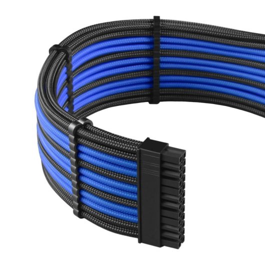 CableMod C-Series PRO ModMesh Cable Kit - Noir/Bleu, 18 AWG, Connecteurs Modulaires