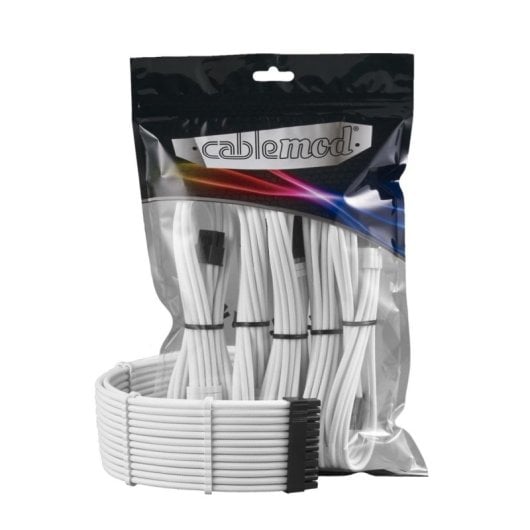 Kit extensión de cables CableMod PRO ModMesh Blanco con peines preinstalados 24/8/6 pines