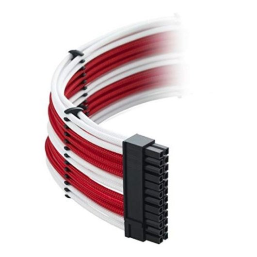 Kit de cables CableMod Classic ModMesh C-Series Corsair RMi/RMx Rojo/Blanco alta pureza 600V