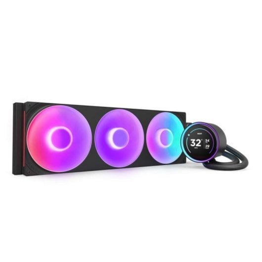 NZXT Kraken Elite 420 RGB V2 Kit de Refrigeração Líquida 420mm com Ecrã IPS Preto