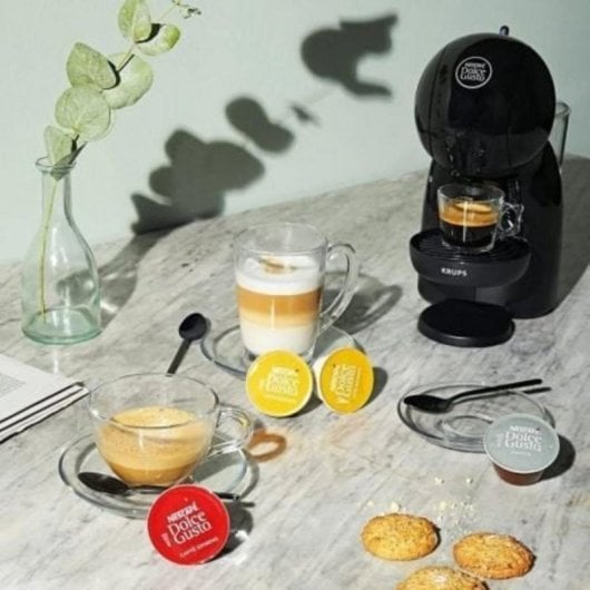 Cafetera Delonghi Piccolo XS EDG210 Cápsulas Alta Presión 15 bar 0.8L Negra