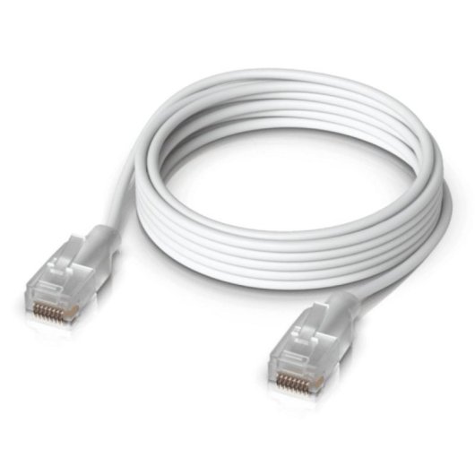Netzwerk Kabel Ubiquiti UniFi Cat6 RJ-45 15m Weiß Transluzent PoE++ Netzwerk Kabel Ubiquiti UniFi Cat6 RJ-45 15m Weiß Transluzent PoE++