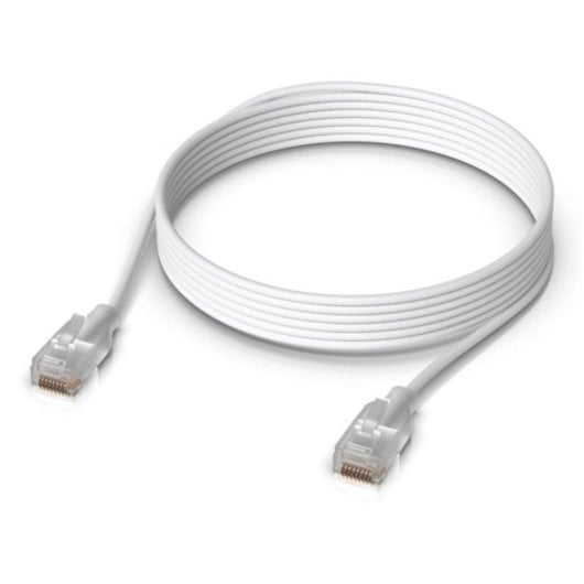 Cavo di Rete Ubiquiti UniFi Cat6 RJ-45 3m Trasparente Bianco PoE++