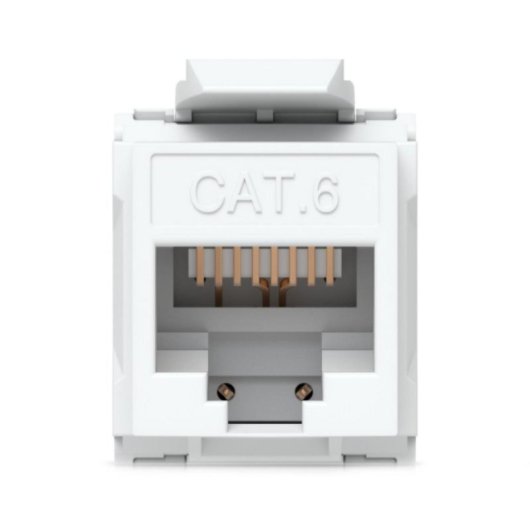 Conector RJ45 Ubiquiti UACC-KEYSTONE-JACK-C6 Cat6 Pack 12 Keystone Para Redes