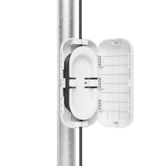Caixa para Fibra Óptica Ubiquiti UACC-FIBER-SR-KIT Policarbonato Branco Poste/Parede
