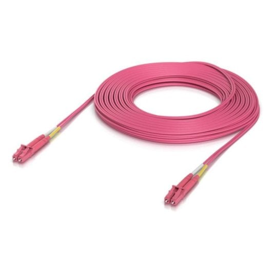 Câble Fibre Optique Ubiquiti OM4 Duplex LC 15m - Connexion Haute Vitesse et Fiable