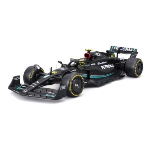 Modello in Scala Bburago Mercedes AMG F1 W14 Lewis Hamilton 44 1:24Modello in Scala Bburago Mercedes AMG F1 W14 Lewis Hamilton 44 1:24